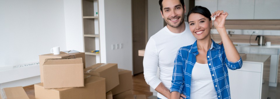 couple moving into first apartment